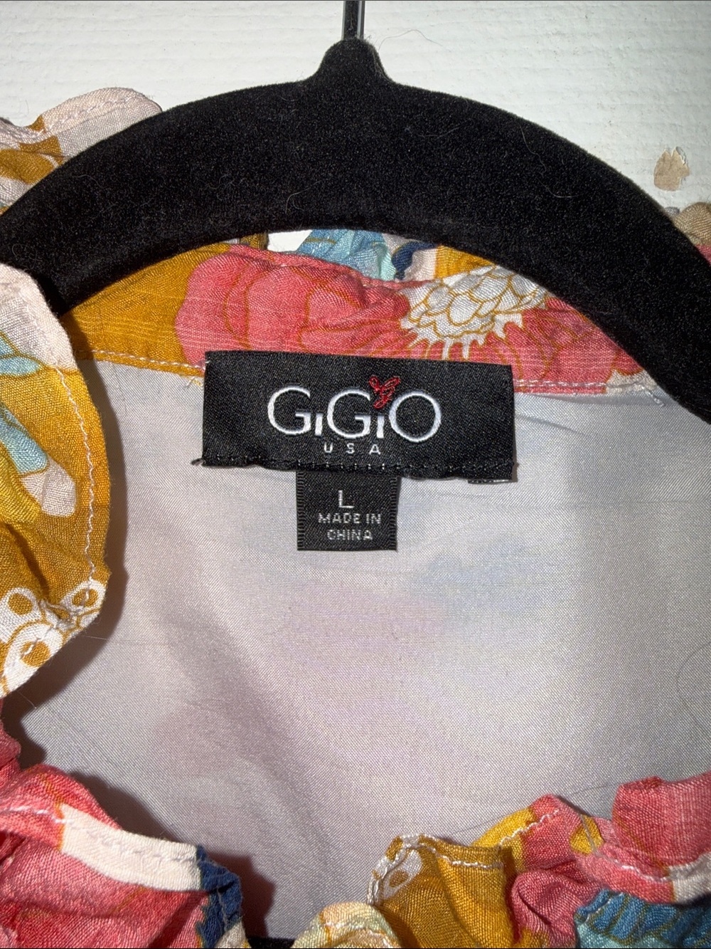 GGO Floral Ruffle Maxi Dress in Yellow, Pink & Blue - Picture 5 of 8